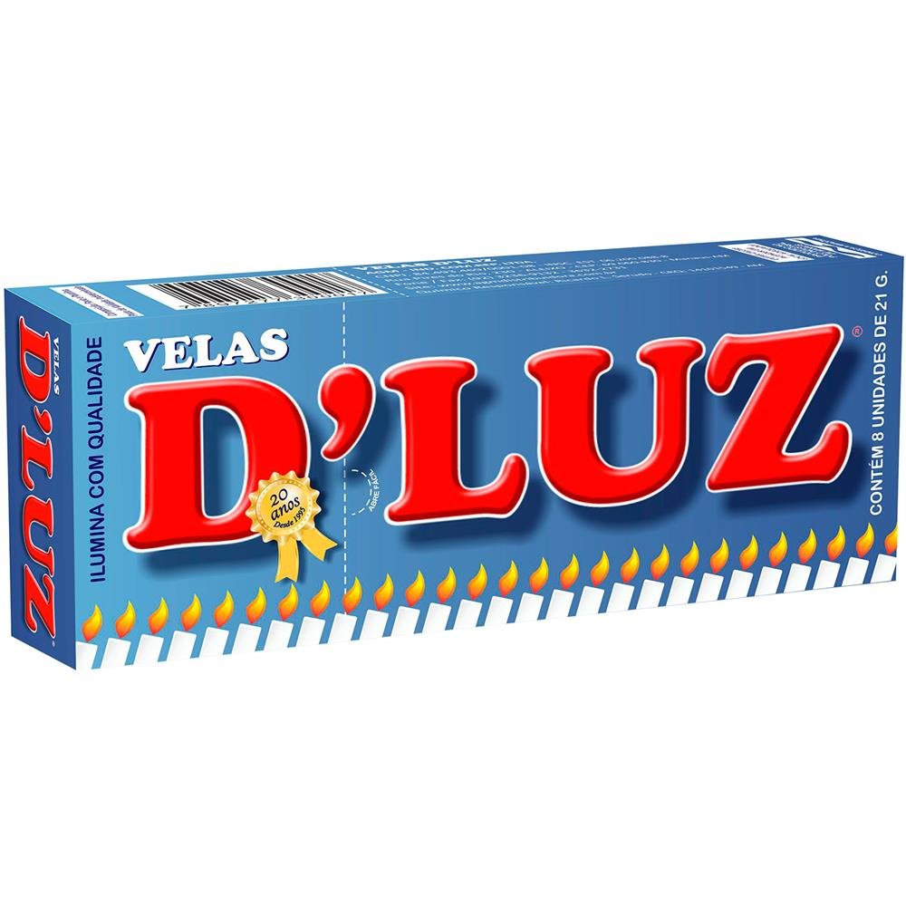 Vela D Luz Comum 24x8