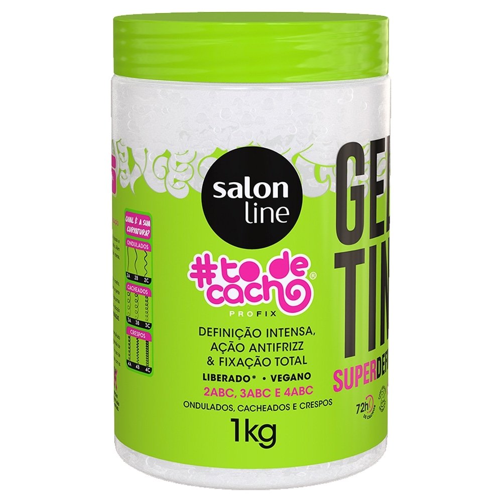 Gelatina Capilar Salon Line To de Cacho Super Definição 1Kg