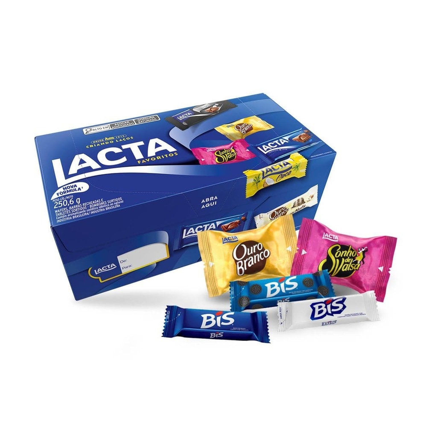 Chocolate Lacta Caixa de Variedades Favoritos 250,6g