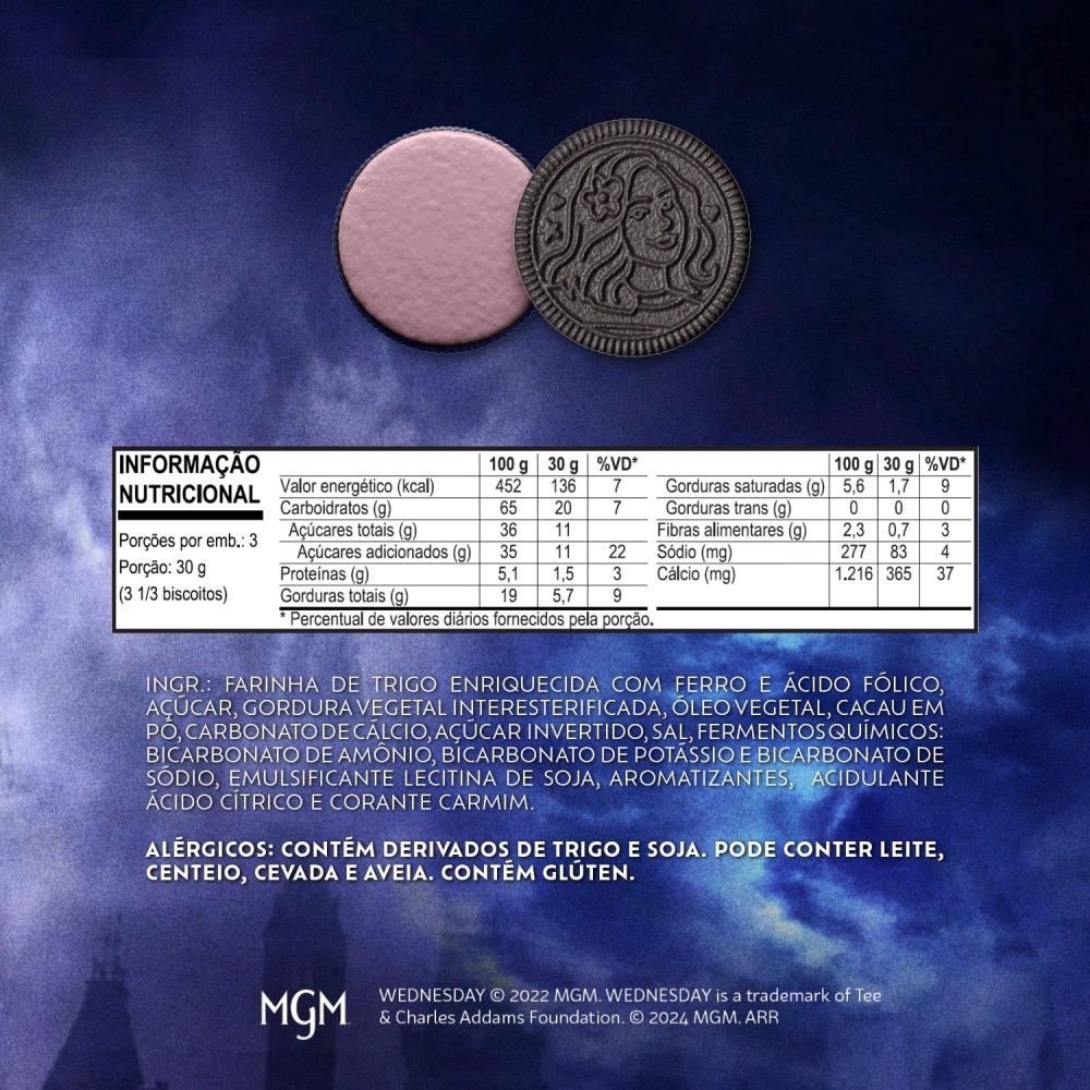 Biscoito Oreo Milkshake Morango 90g