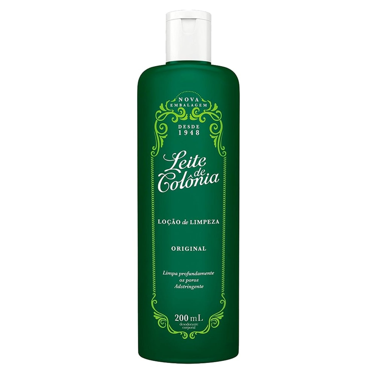 Leite de Colônia Loção de Limpeza Original 200ml