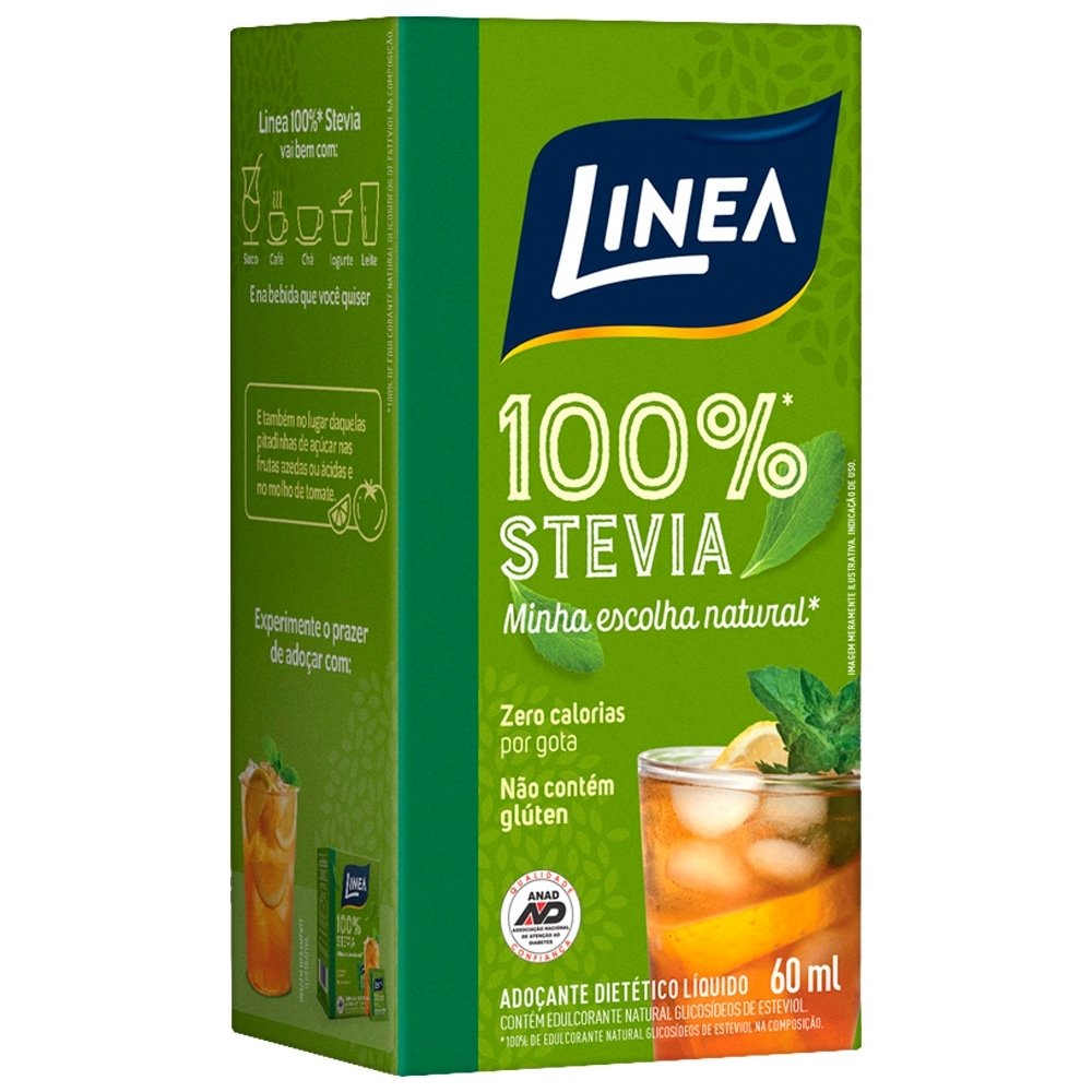 Adoçante Linea Stevia Líquido 60ml