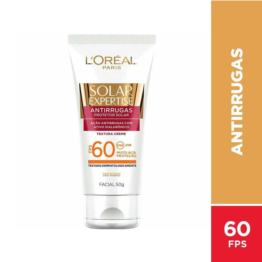 Protetor Solar Loreal Facial Fps60 Anti Rugas 50g