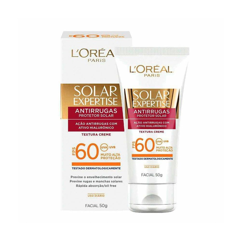 Protetor Solar Loreal Facial Fps60 Anti Rugas 50g
