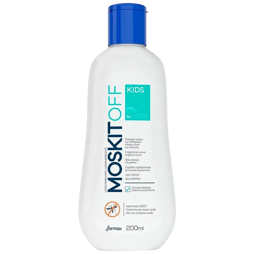 Repelente de Insetos Farmax Kids Moskitoff 200ml