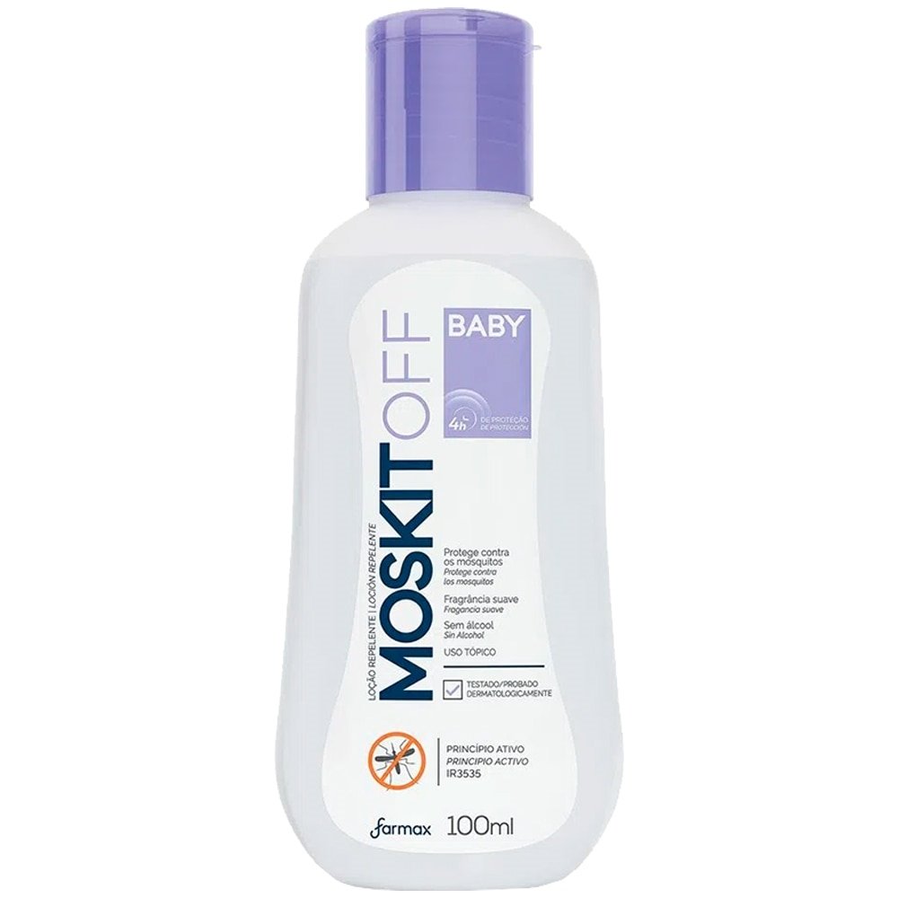 Repelente de Insetos Farmax Baby Moskitoff Loção 100ml