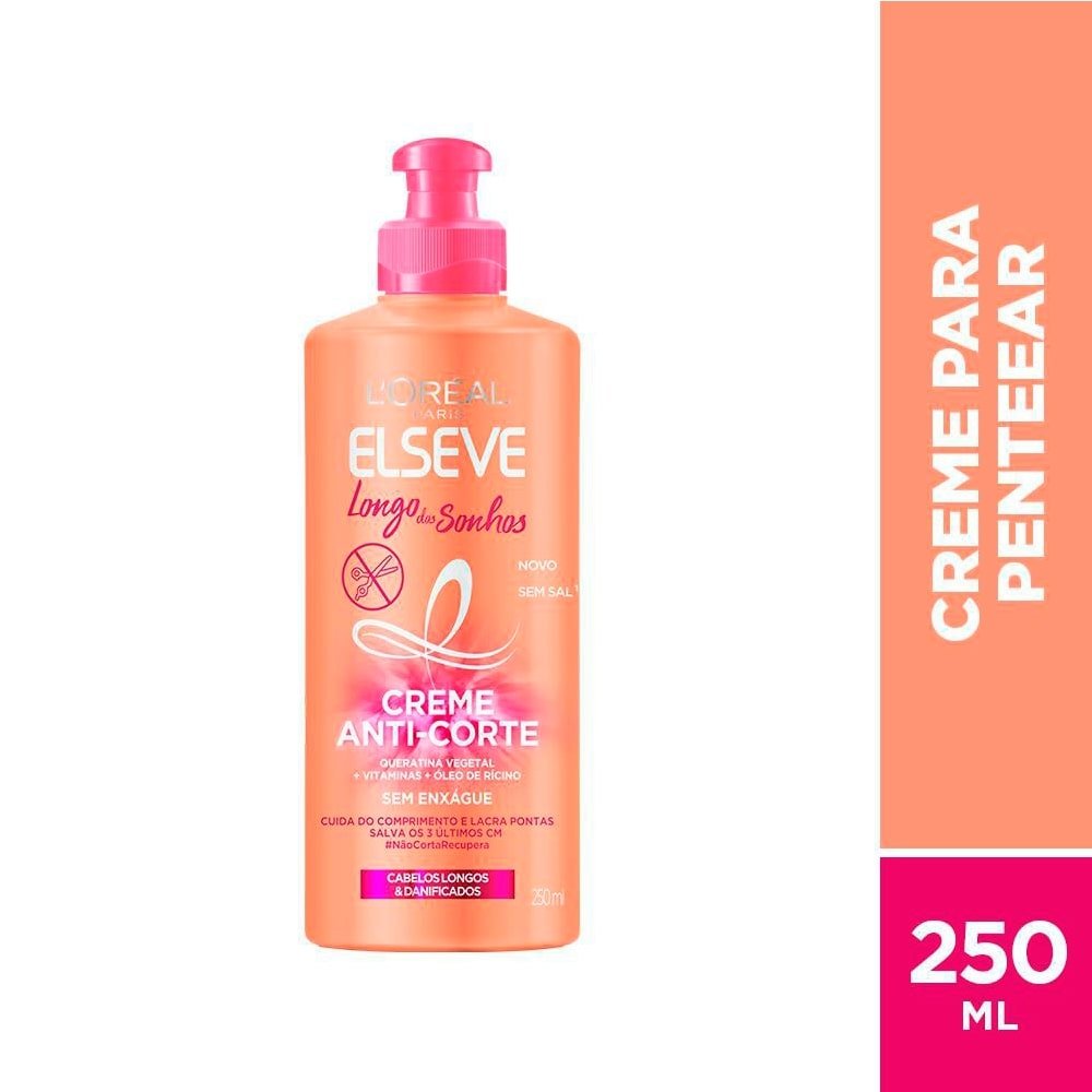 Creme Para Pentear Elseve Longo Dos Sonhos 250ml