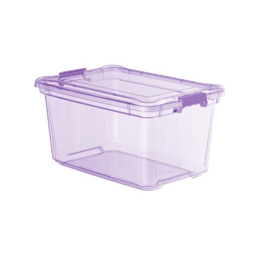 Caixa Organizadora Retangular 50L Alta Transparente Sortida Plasvale