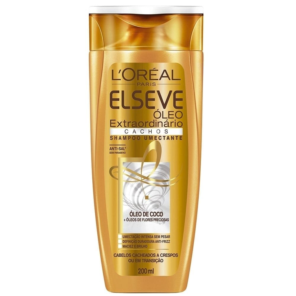 Shampoo Elseve Oleo Extraordinario Cachos Oleo De Coco 200ml