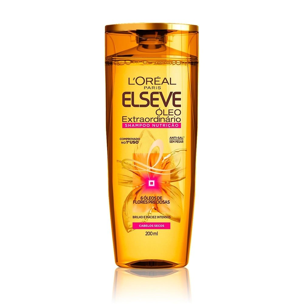 Shampoo Elséve Óleo Extraordinário 200ml - L'oréal