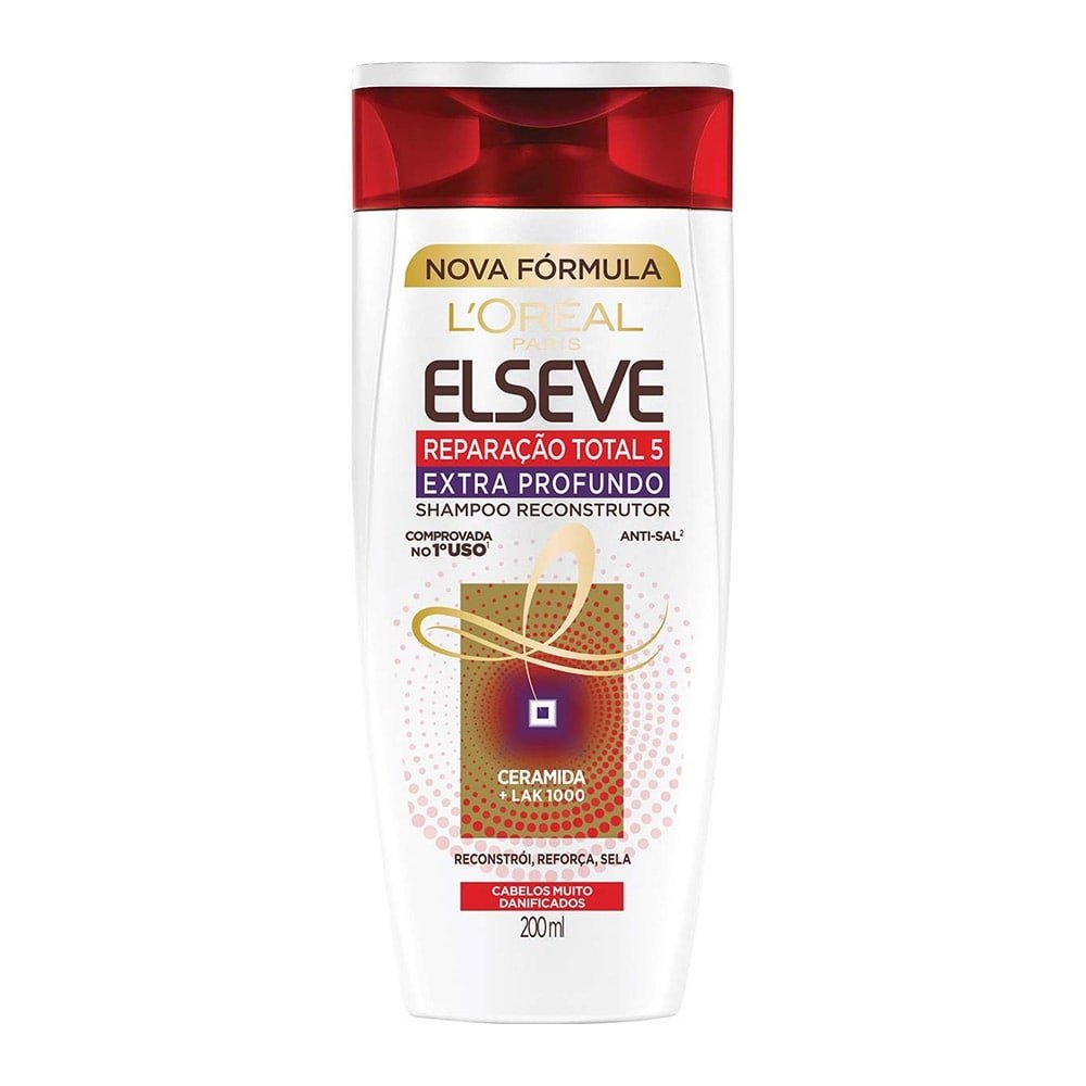 Shampoo Elséve Reparação Total 5 Extra Profundo 200ml - L'oréal