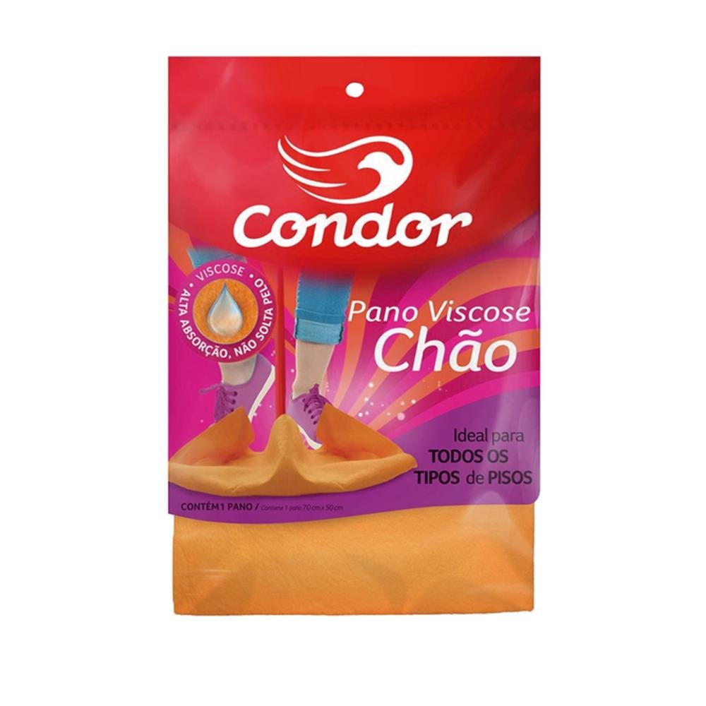 Pano Chão 60X50 Viscose Condor