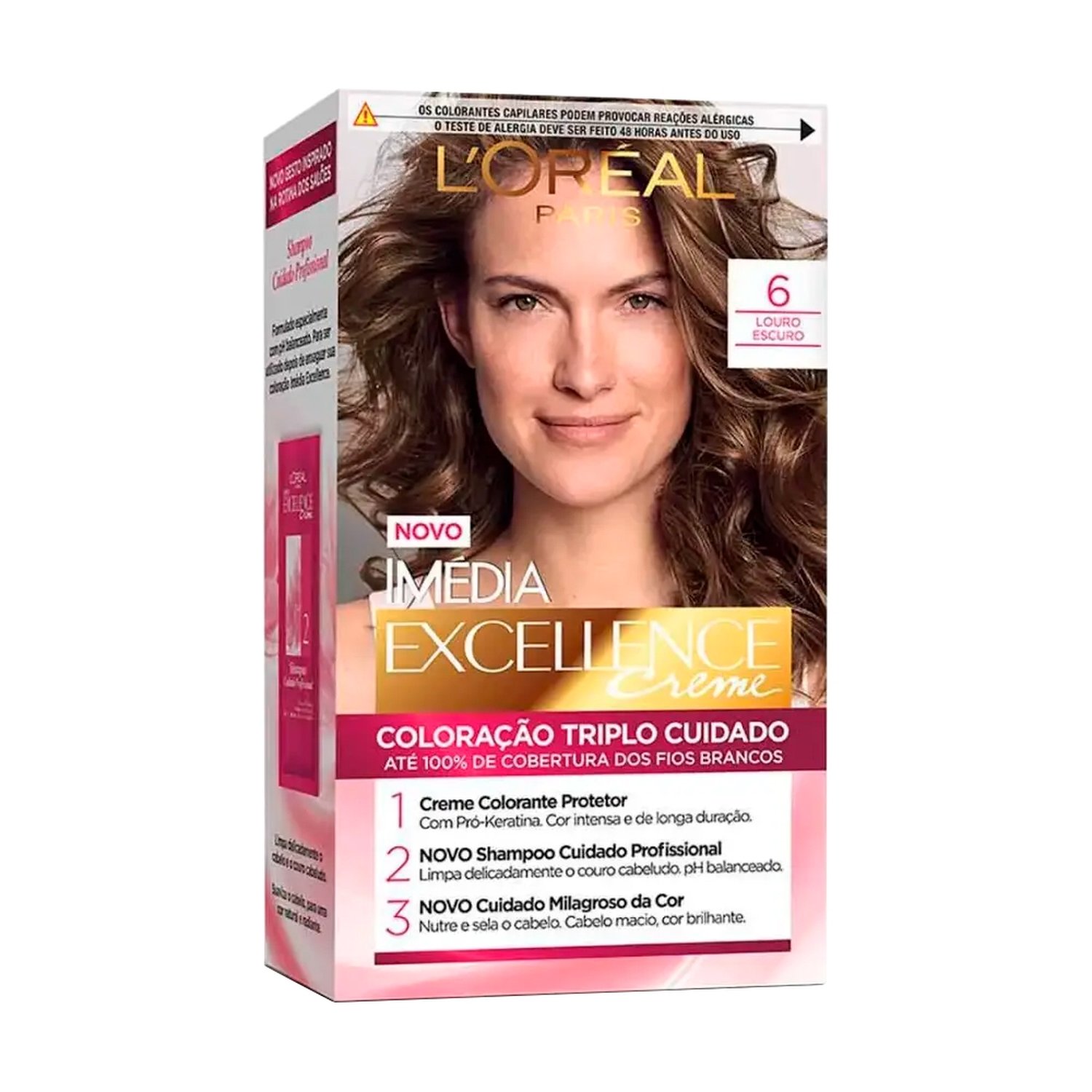 Tintura Imédia Excellence 6 Louro Escuro 47g