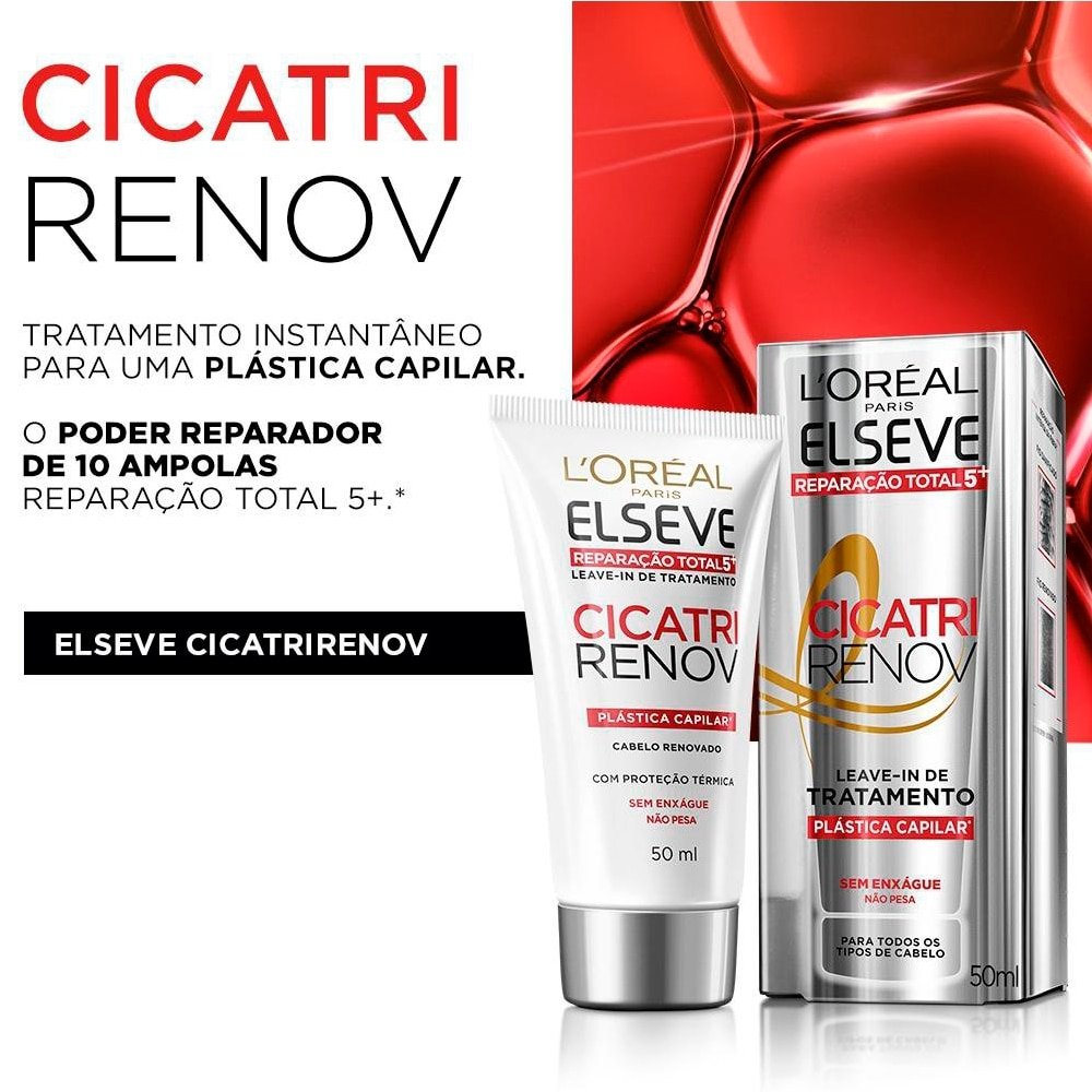 Creme de Tratamento Cicatri Renov sem Enxágue 50ml - L'oréal