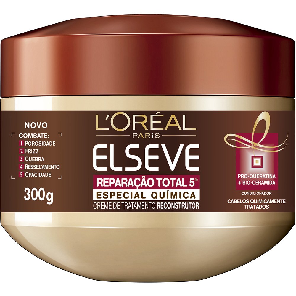 Creme De Tratamento Elseve Rt5 Especial Pos Quimica 300gr | Martins Atacado