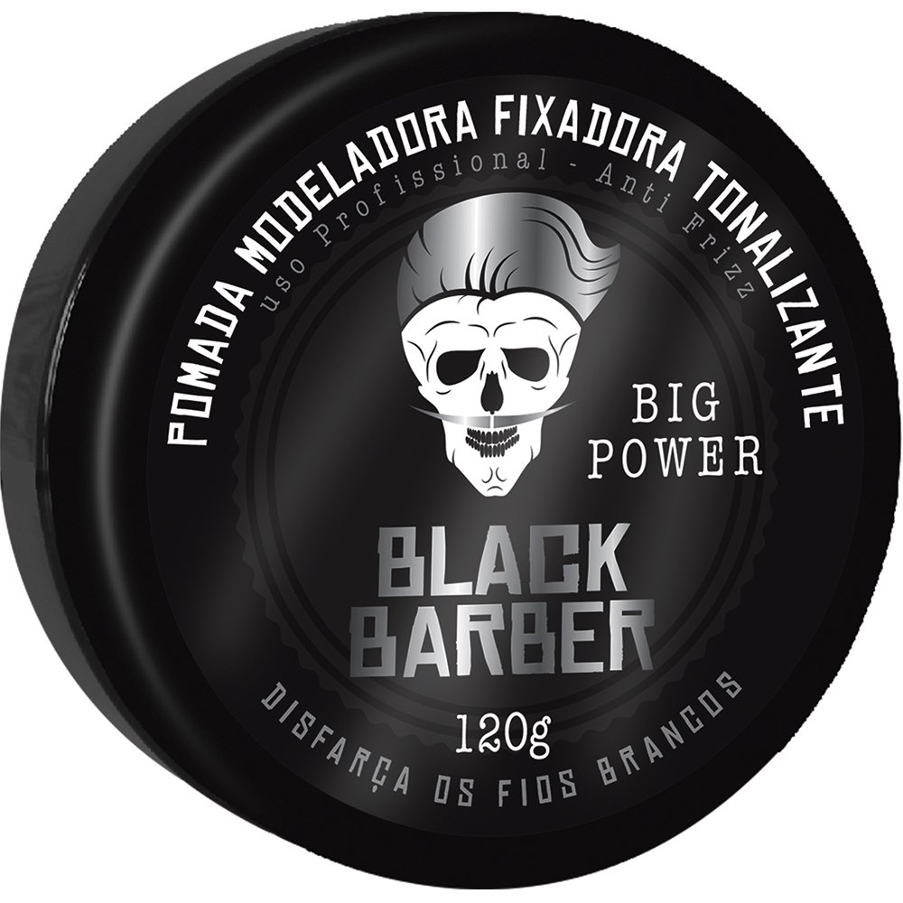 Pomada Modeladora Black Barber Tonalizante 120g
