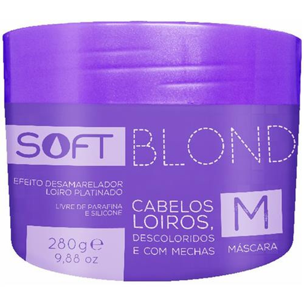 Mascara De Tratamento Soft Hair Blond 280g