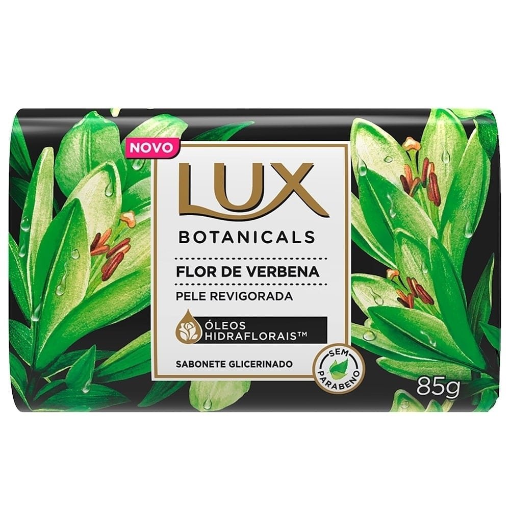 Sabonete Lux Botanicals Flor de Verbena 85g Embalagem com 12 Unidades