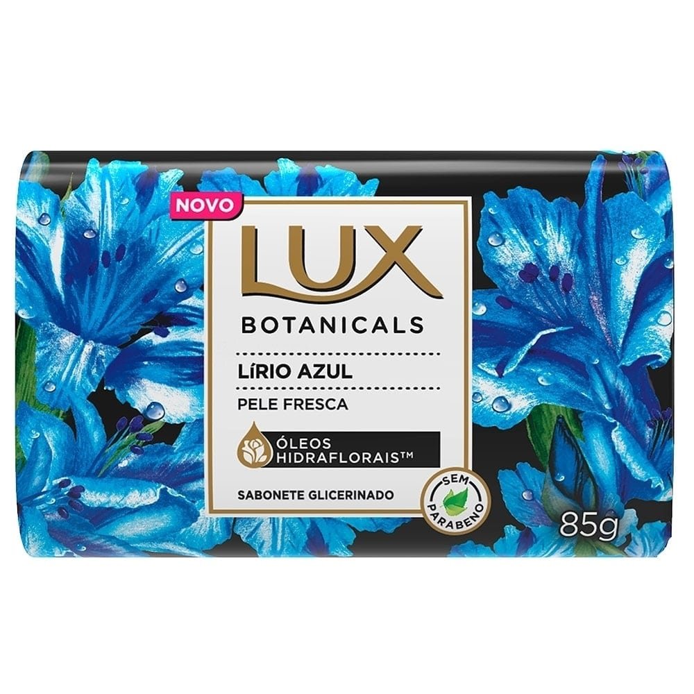 Sabonete Lux Botanicals Lírio Azul 85g Embalagem com 12 Unidades