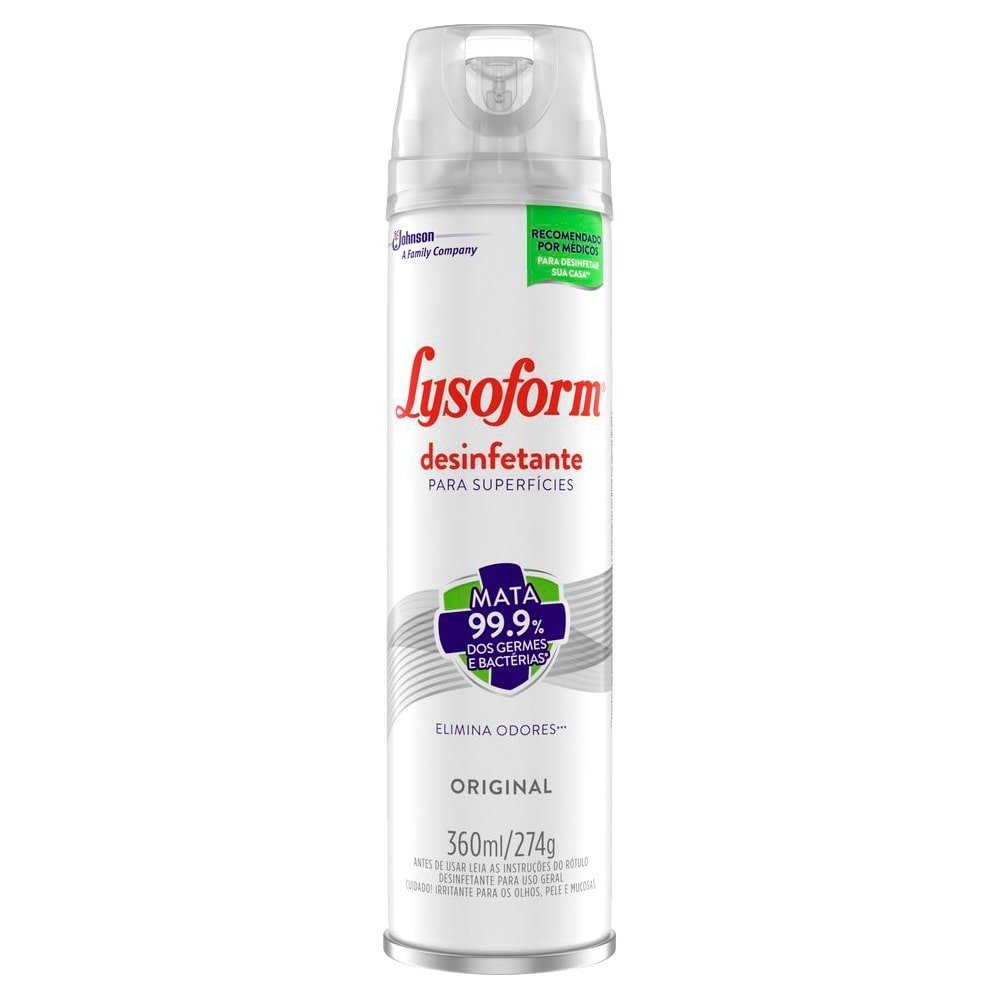 Desinfetante Lysoform Aerossol Original 360ml