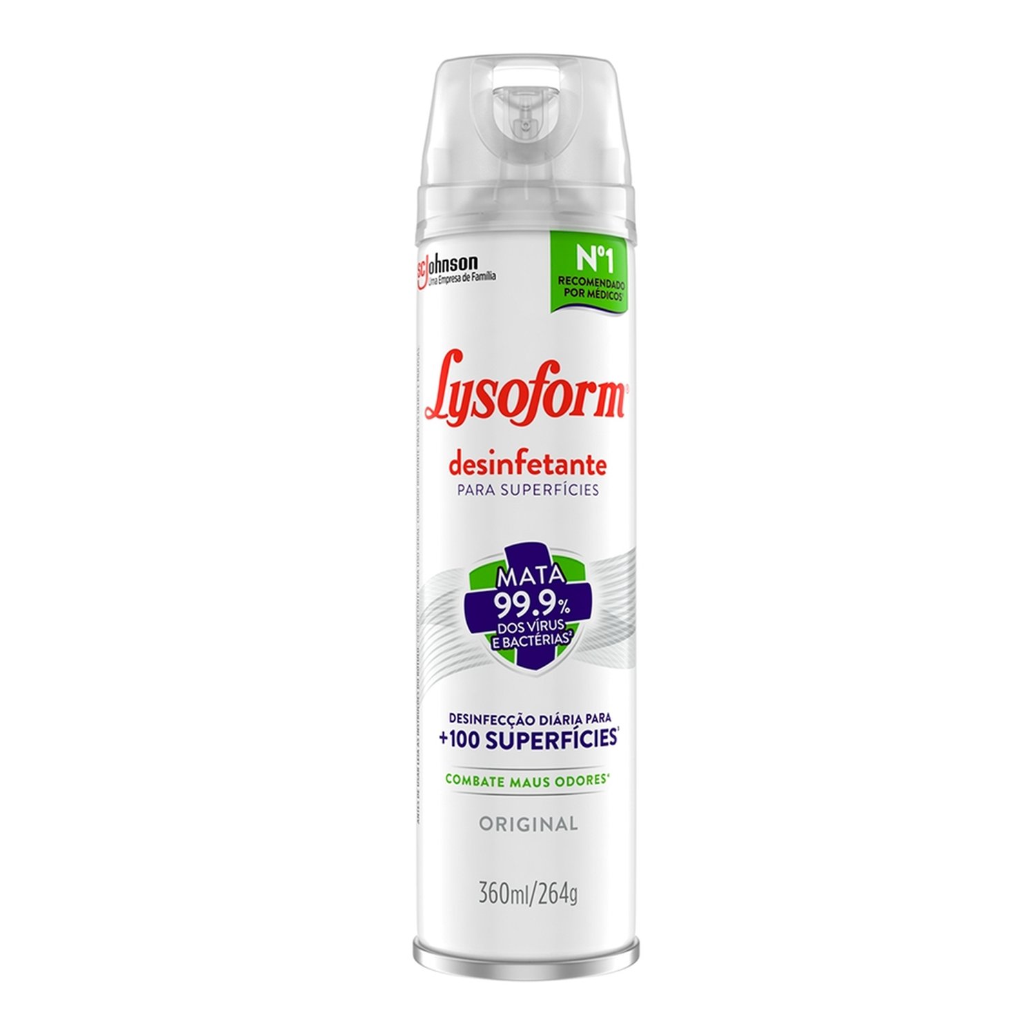 Desinfetante Lysoform Aerossol Original 360ml