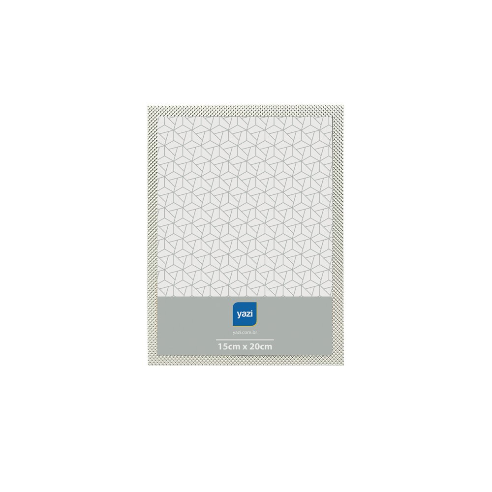 Porta Retrato Metal Shale 15x20cm