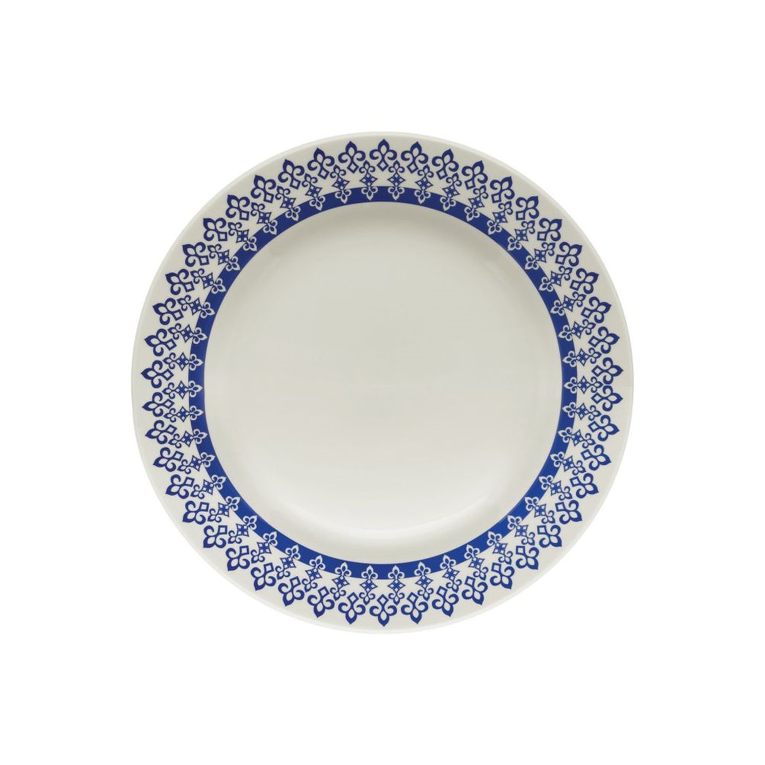 Prato Raso Cerâmica 24Cm Donna Grécia Biona