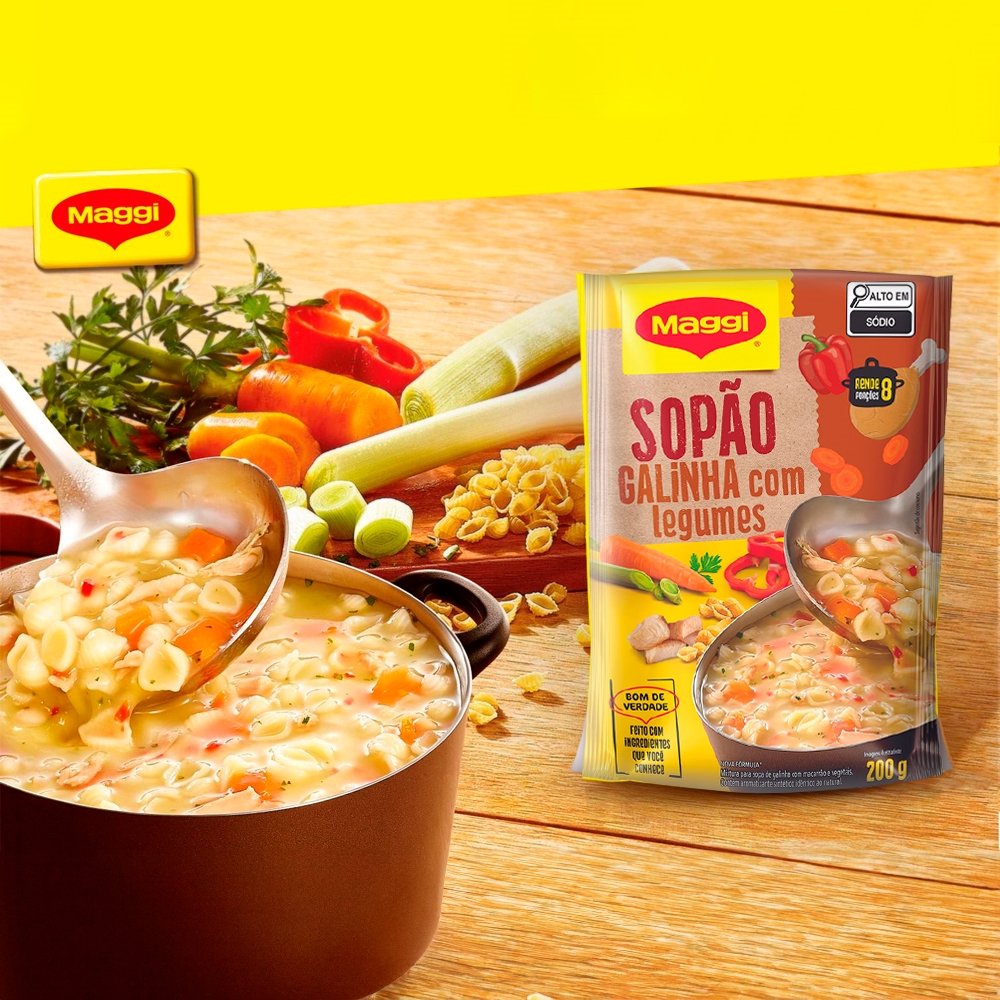 Sopão Maggi Galinha com Legumes 200g