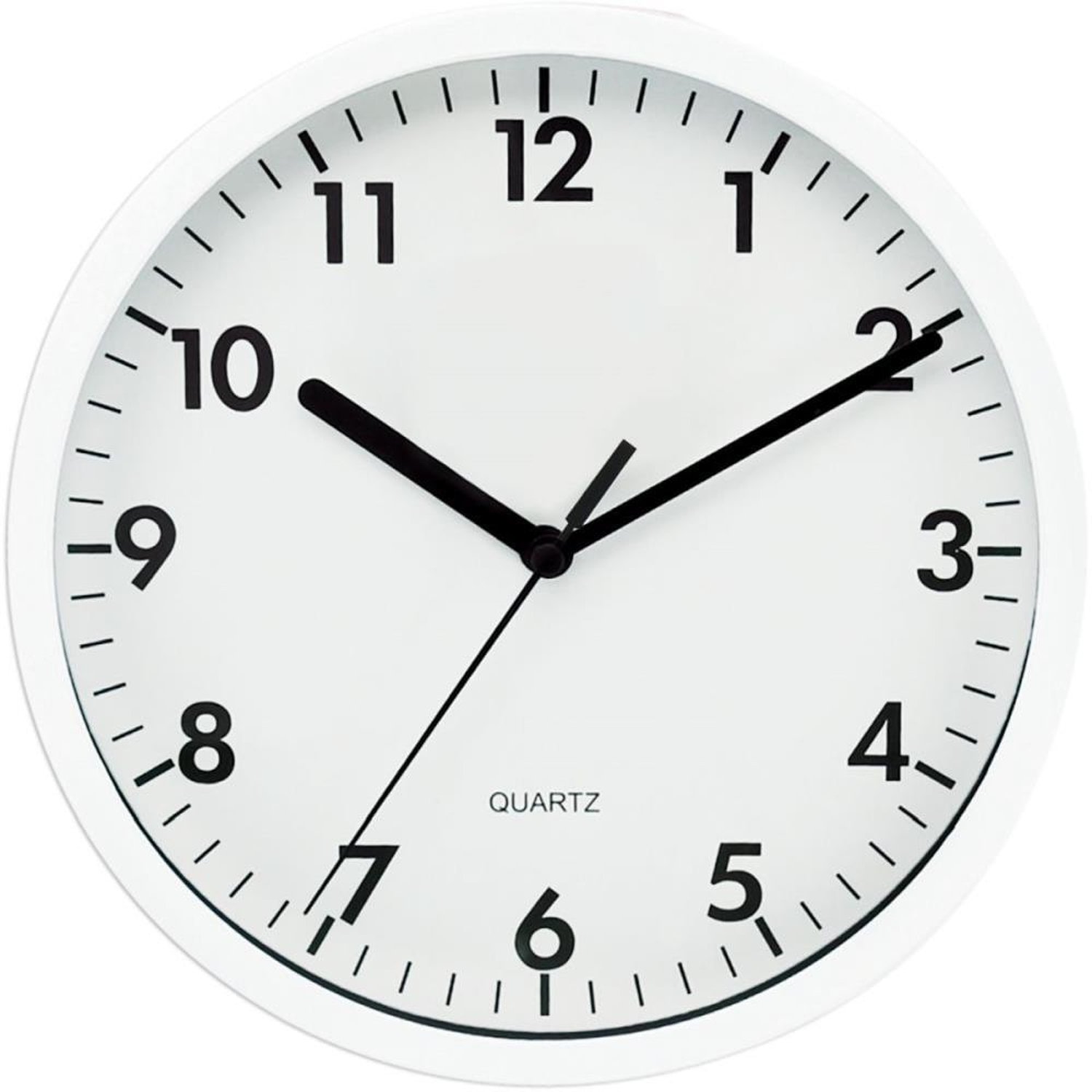 Relógio De Parede Branco Redondo 20Cm