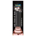 Vela Palito Estrela De Prata - Embalagem com 4 unidades.