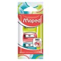Apontador Maped Vivo 1 Furo Blister - Embalagem com 3 unidades