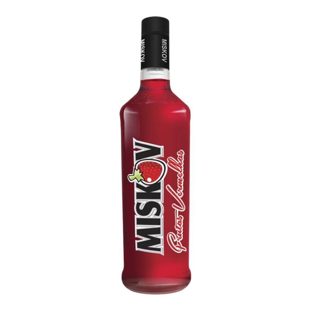 Vodka Miskov Frutas Vermelhas 900ML - Caixa com 6 Unidades