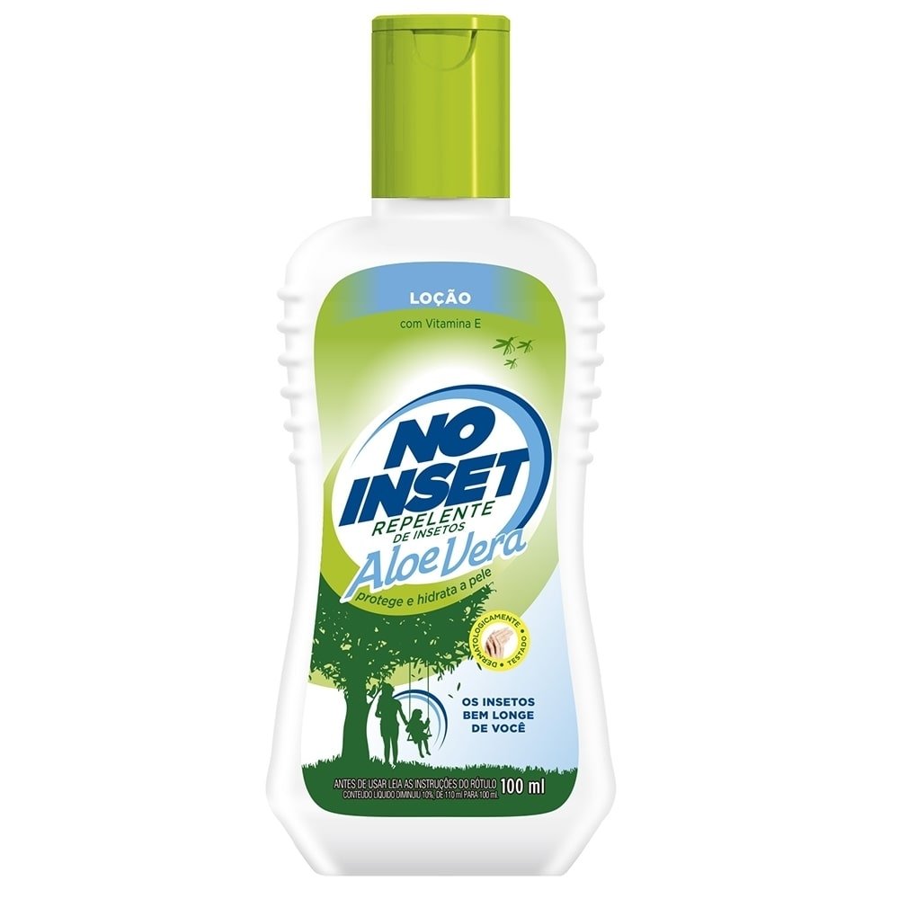 Repelente de Insetos No Inset Aloe Vera Loção 100ml