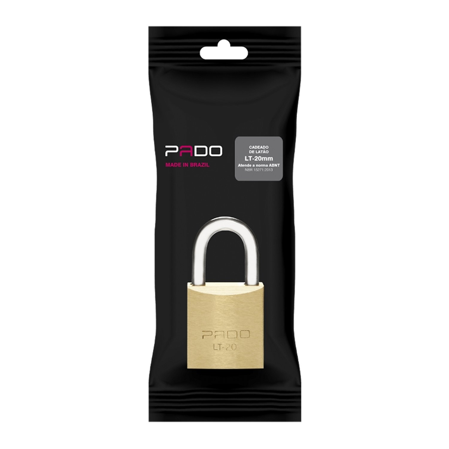 Cadeado Pado LT-20 20mm Flow Pack