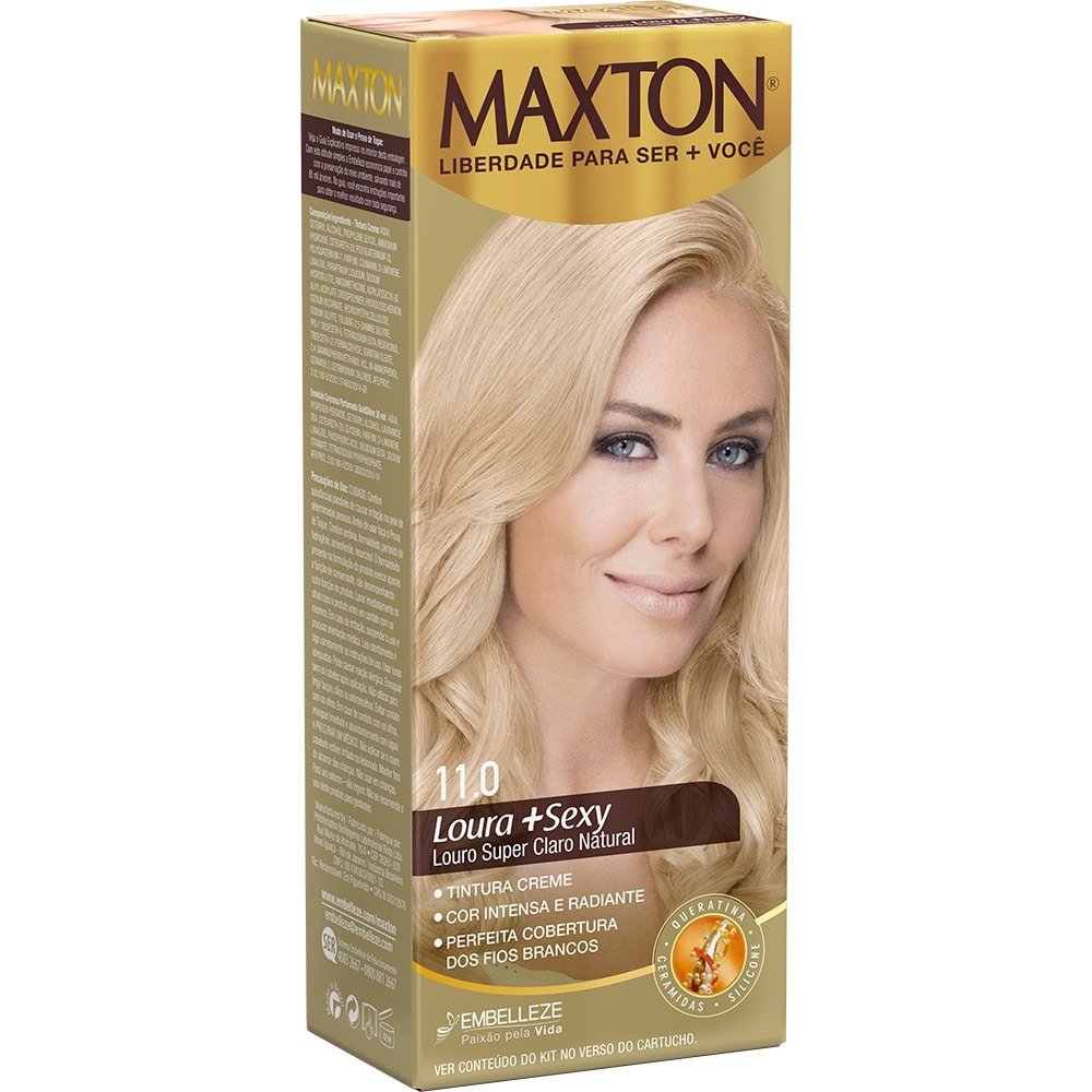 Tintura Maxton Kit Prático 11.0, Louro Super Claro