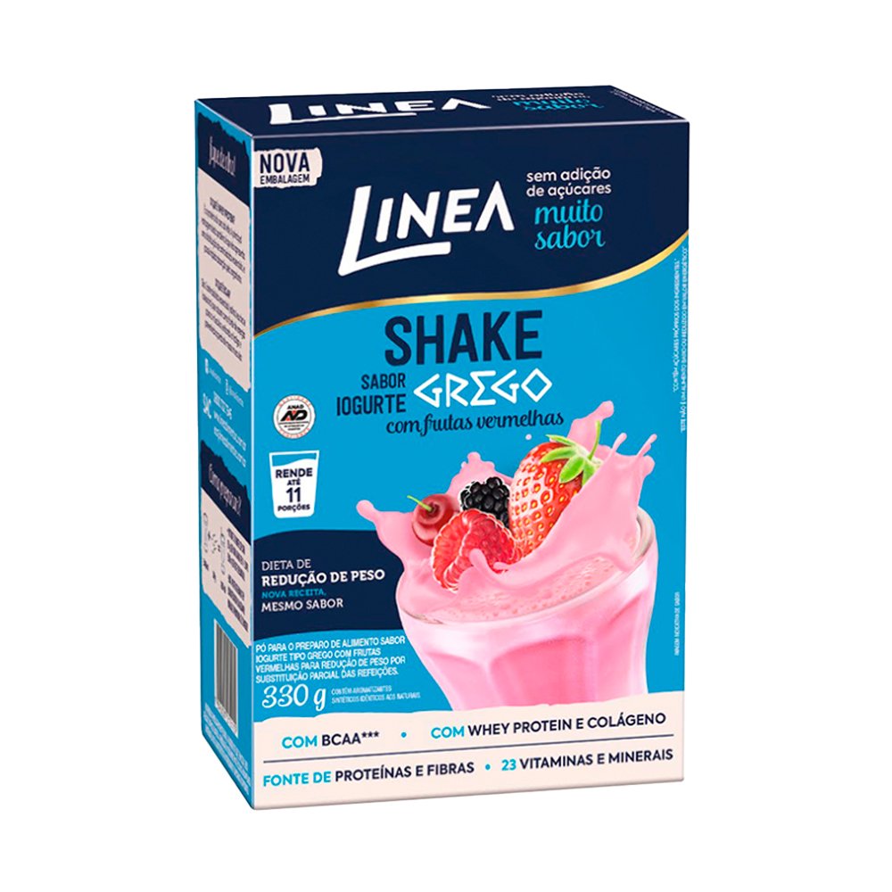 Shake Linea Premium Iogurte De Frutas Vermelhas 330g
