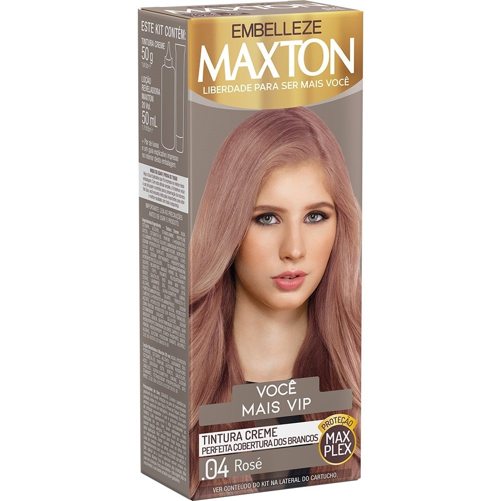 Tintura Maxton Kit Pratico 10.04 Louro Rose