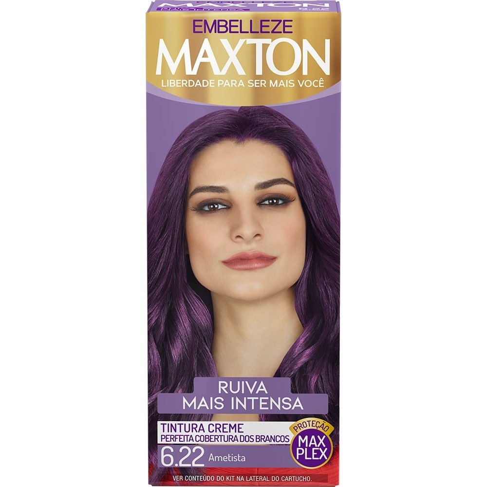 Tintura Maxton Kit Prático 6.22 Ametista