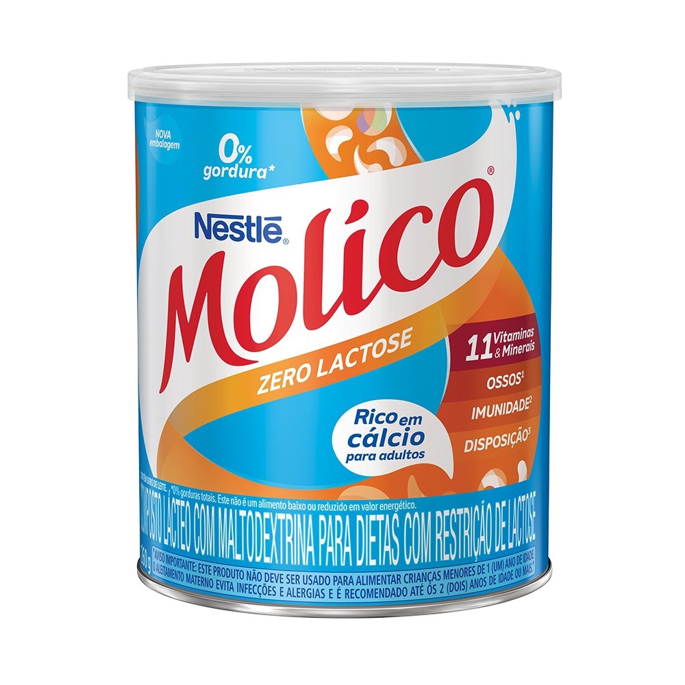 Leite em pó Molico Zero Lactose 260g