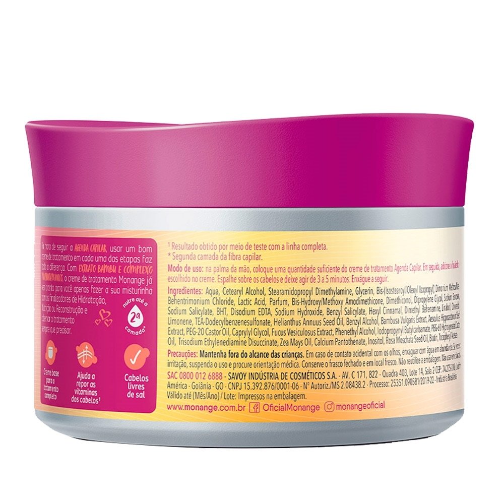 Creme de Tratamento Monange Agenda Capilar 300g