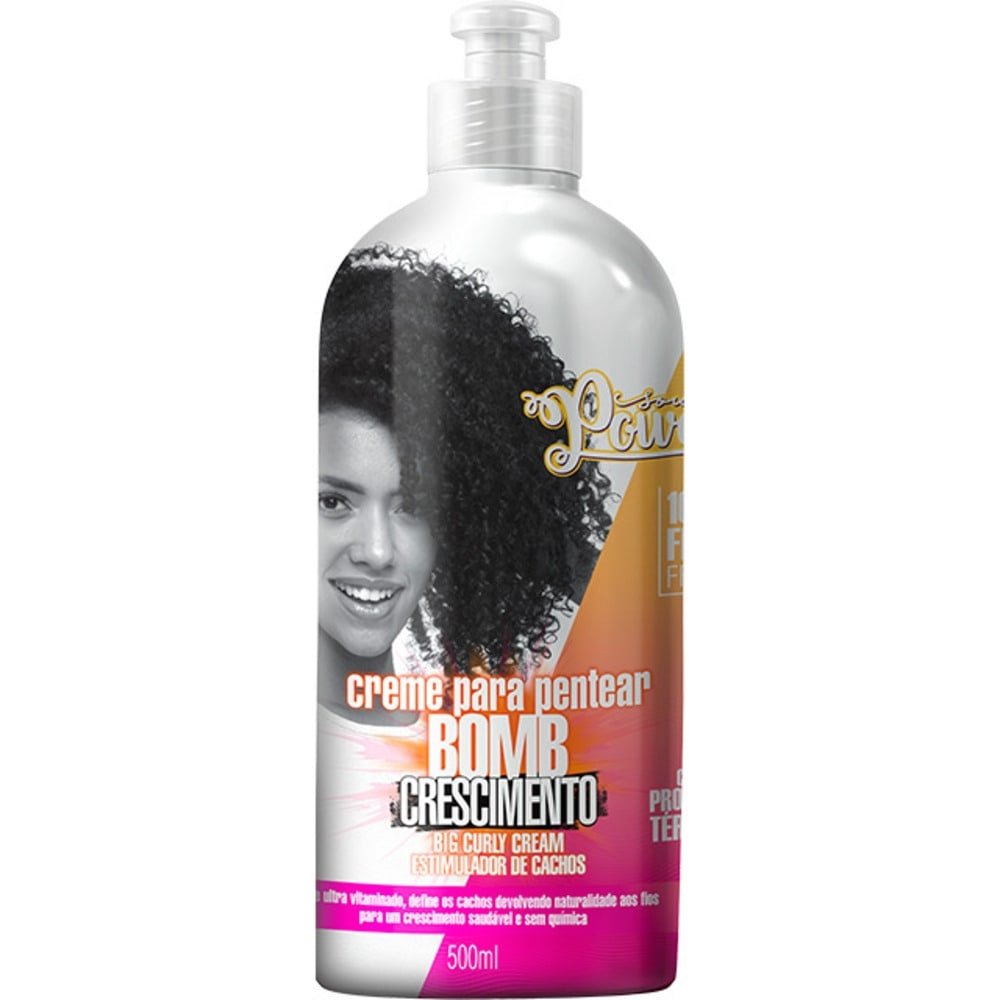 Creme para Pentear Soul Power Big Curly Cream Bomb - 500ml