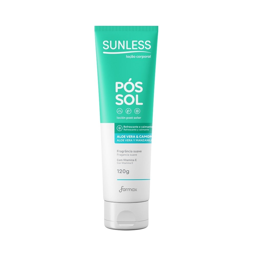 Loção Coporal Sunless Pós Sol Camomila/Aloe Vera 120g