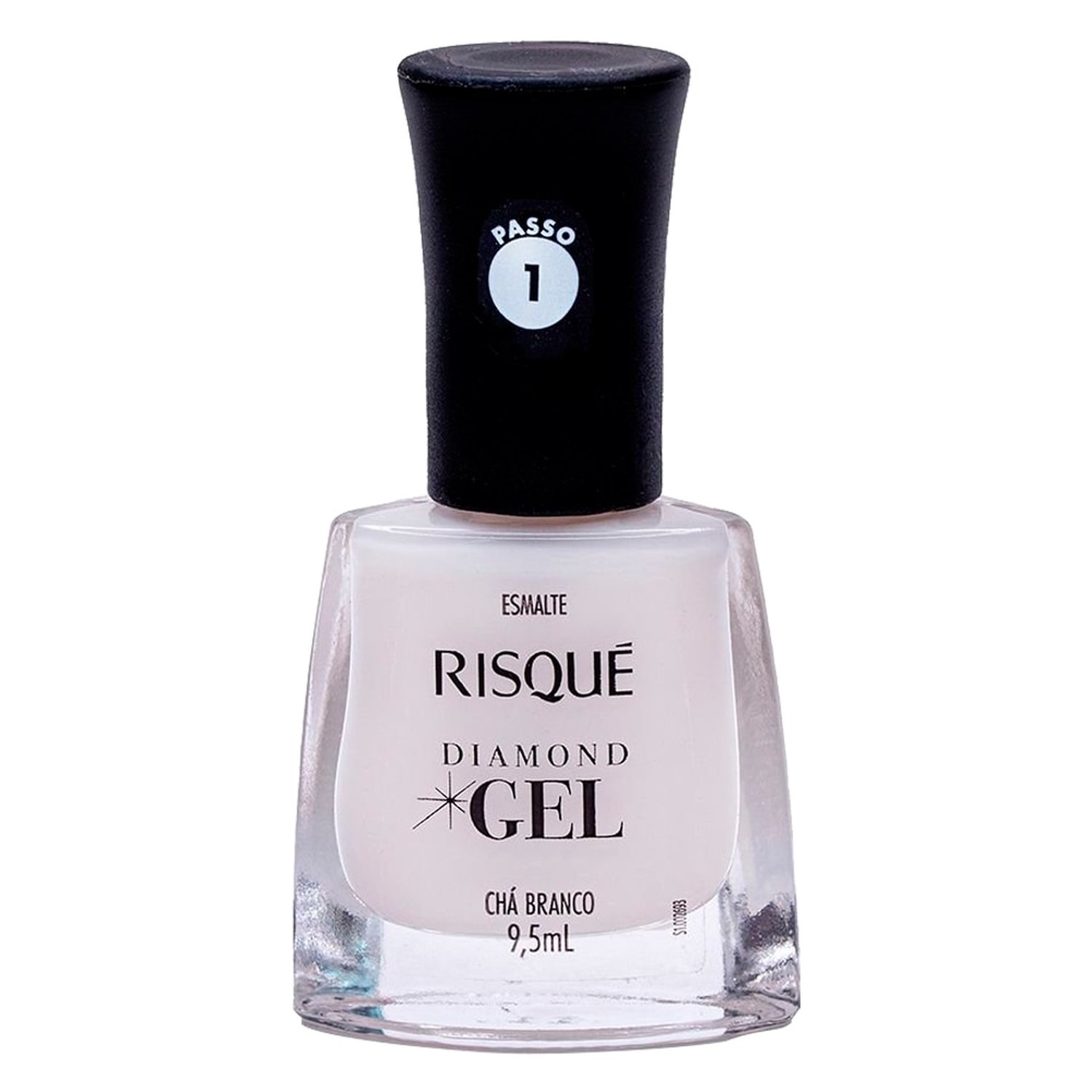 Esmalte Risqué Cremoso Diamond Gel Chá Branco Avulso 9,5ml