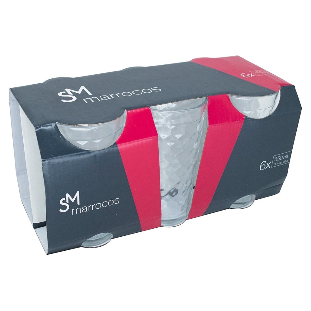 Conjunto de Copos Santa Marina 350ml Long Drink 6 Peças