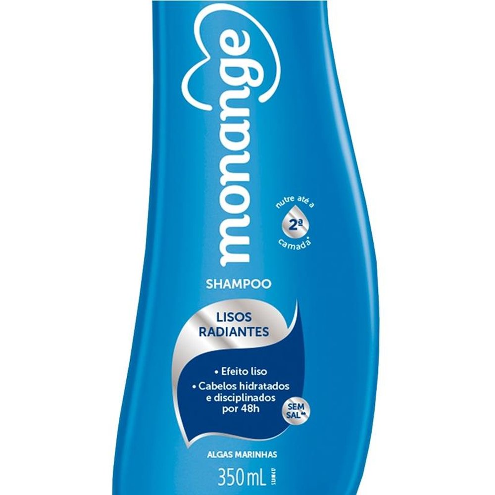 Shampoo Lisos Radiantes Monange 350ml