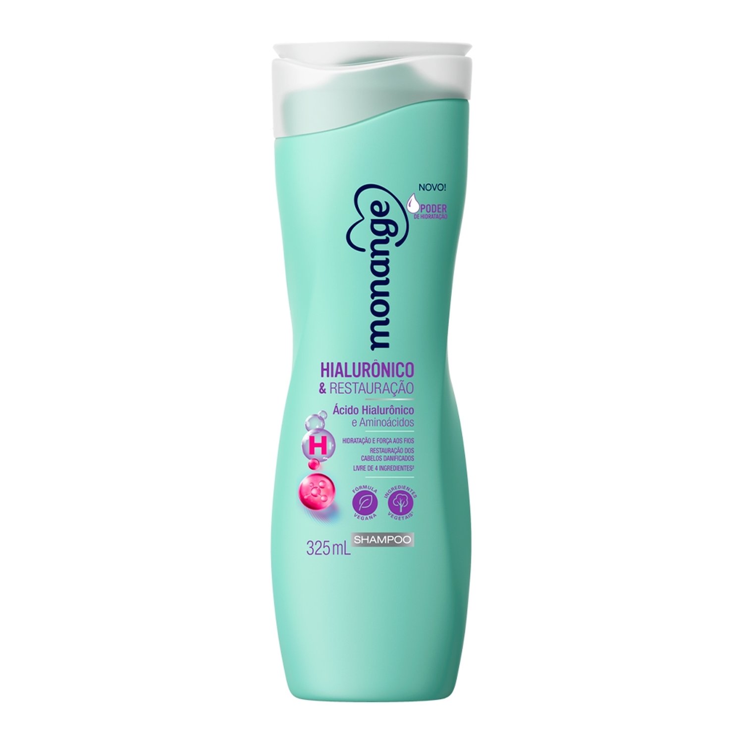 Shampoo Monange Hialurônico & Restauração 325ml