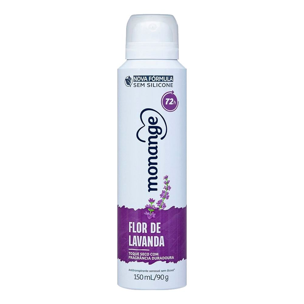 Desodorante Monange Aerosol Flor de Lavanda 150ml