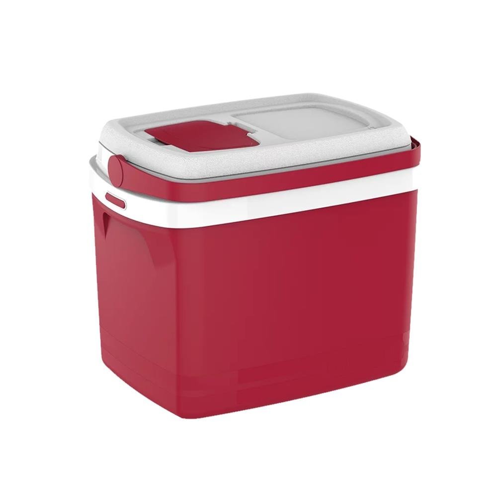 Caixa Térmica 32L Tropical Vermelha Soprano