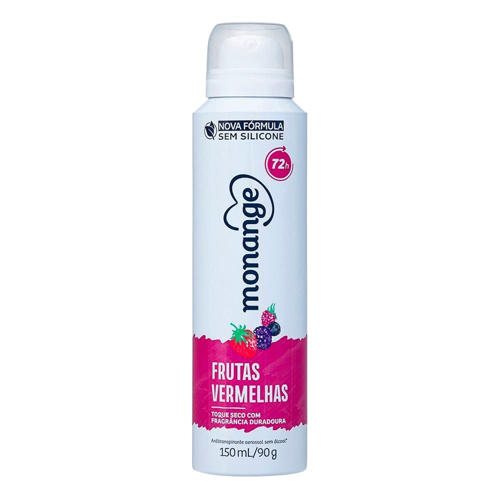 Desodorante Monange Aerosol Frutas Vermelhas 150ml