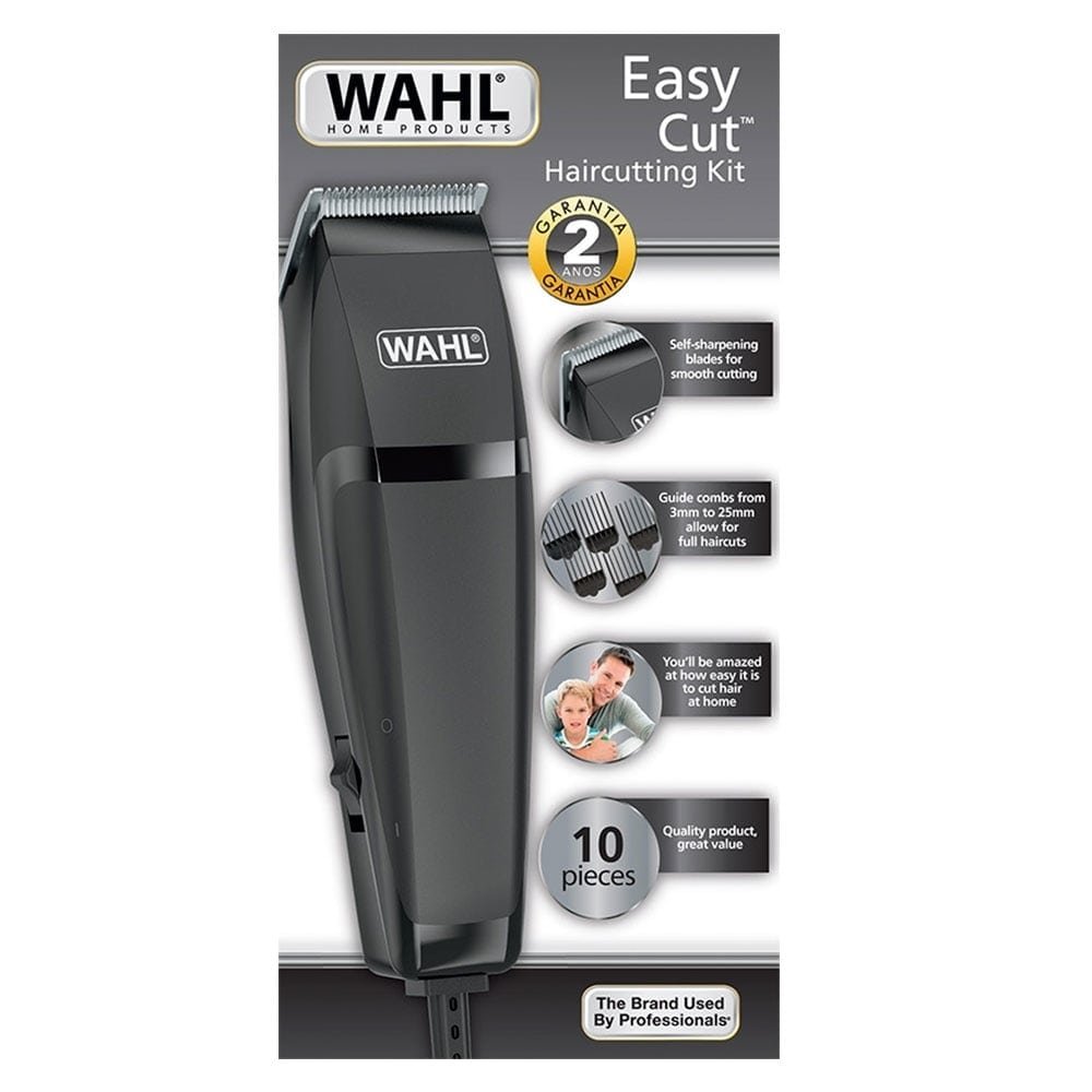 Máquina de Cortar Cabelo Wahl Easycut com 5 Pentes de Corte 220V